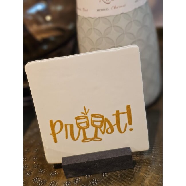 Tegeltje - Proost! (glazen)