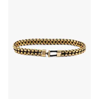Pig and Hen Catena Venetian 7mm - Black/Gold