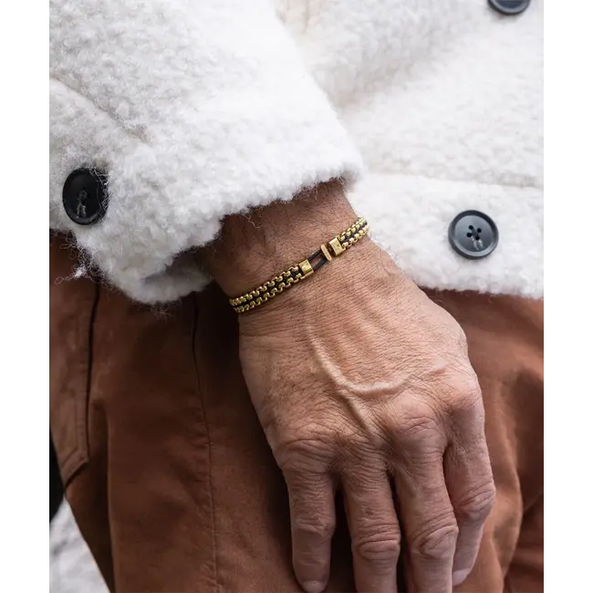 Catena Venetian 7mm - Black/Gold