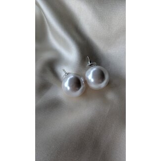 BerNice by Parisienne Oorbellen Pearl
