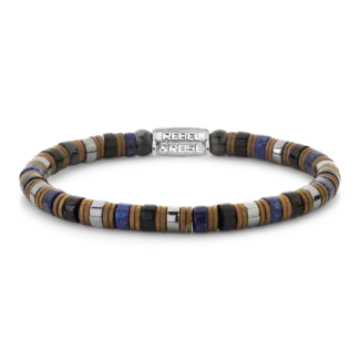 Rebel en Rose Slices - Mixed Blue - 6mm