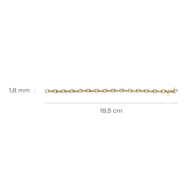 Armband 2263YGO - Geelgoud (14k)