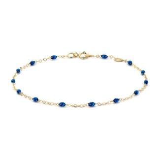 Blush Gold Jewels Blush Gold Jewels Armband 2264YRB - Geelgoud (14k) met Resin Bl