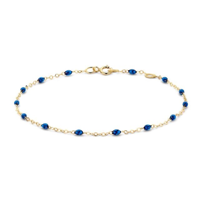 Blush Gold Jewels Armband 2264YRB - Geelgoud (14k) met Resin Bl