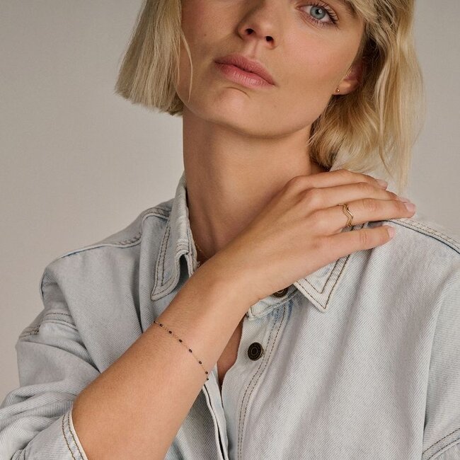 Blush Gold Jewels Armband 2264YRB - Geelgoud (14k) met Resin Bl