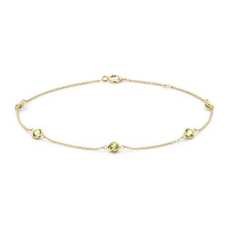 Blush Gold Jewels Armband 2266YGP - Geelgoud (14k) met Peridot