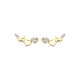 Blush Gold Jewels Oorknoppen 7376YZI - Geelgoud (14k) met Zirconia