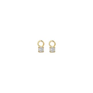 Blush Gold Jewels Oorbedels 9097YZI - Geelgoud (14k) met Zirconia