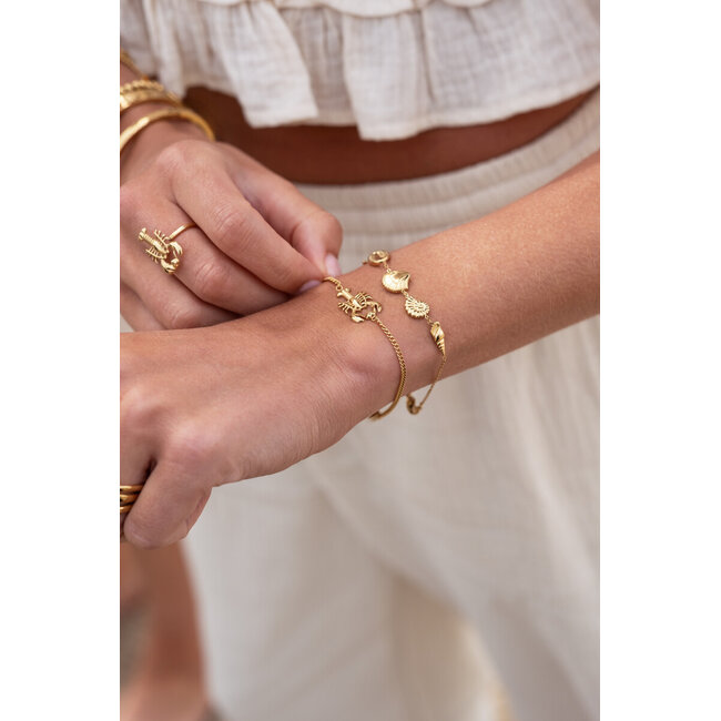 Mer minimalistische armband met kreeft