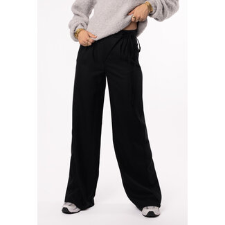 My Jewellery Zwarte broek met overlapping