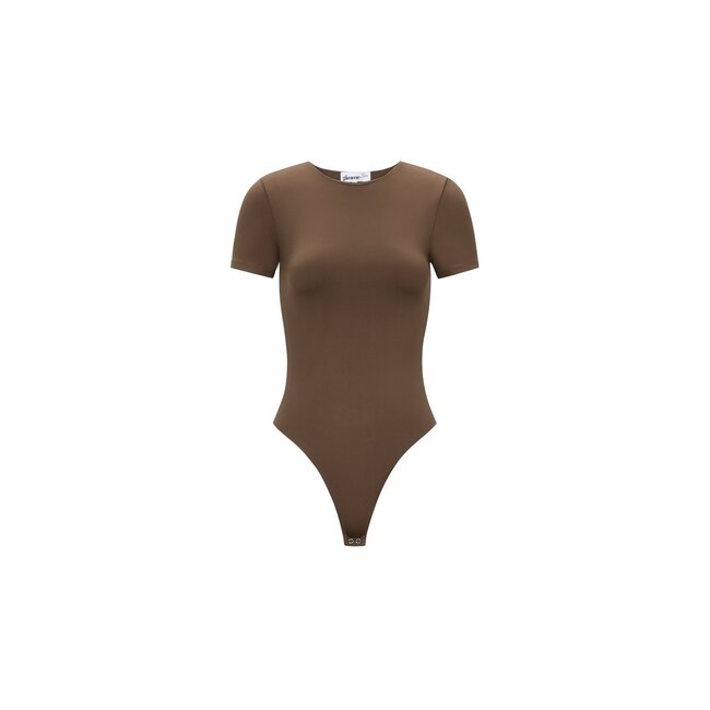Shapewear bodysuit shirt basic - Chocoladekleur