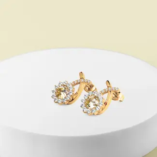 Melano Jewelry Twisted Santa's Blush Oorbellen Set