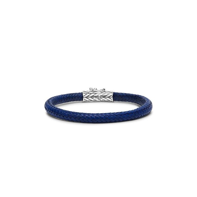 Armband Ellen Leer Navy