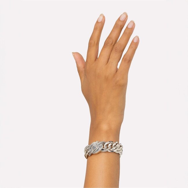 Armband Nathalie Small Texture Silver