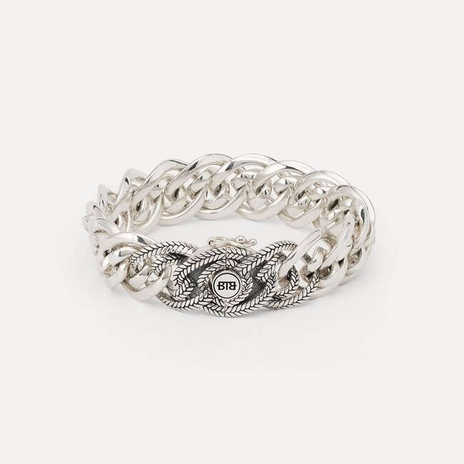 Armband Nathalie Small Texture Silver