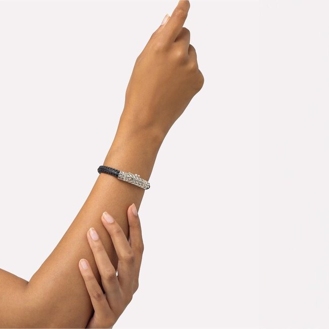 Armband Nurul/Ellen Mix Leather Black