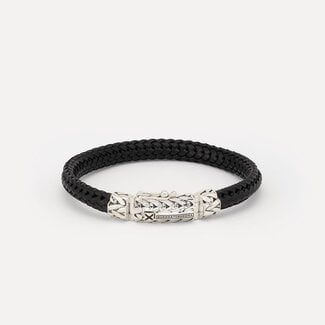Buddha to Buddha Armband Nurul/Ellen Mix Leather Black