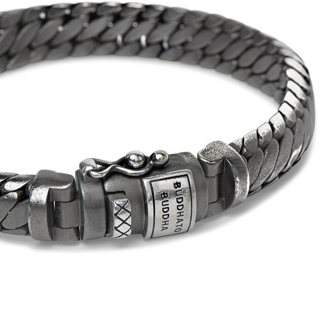 Armband Ben XS Black Rhodium Zilver
