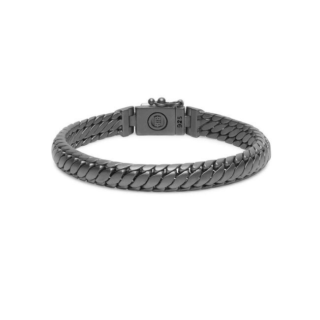 Armband Ben XS Black Rhodium Zilver