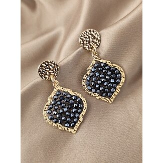 Santibe Bijoux Oorbellen Mini Diamante - Gris