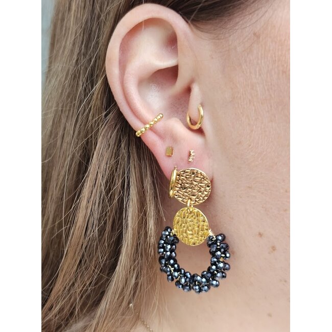 Oorbellen Mini Victoria - Gris