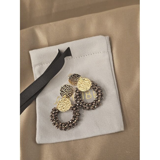 Oorbellen Mini Victoria - Noisette