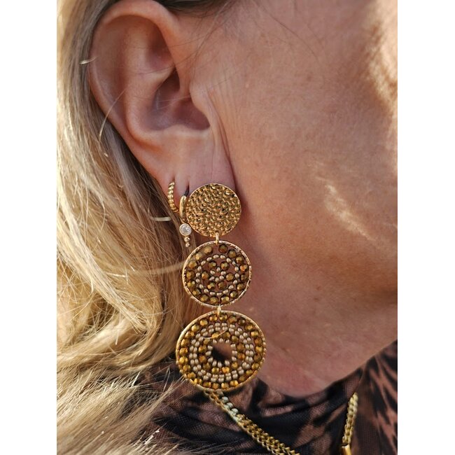 Oorbellen Sévillana - Champagne