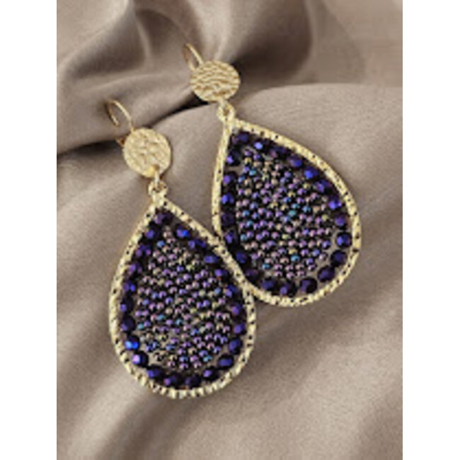 Oorbellen Ysé - Violet Nuit