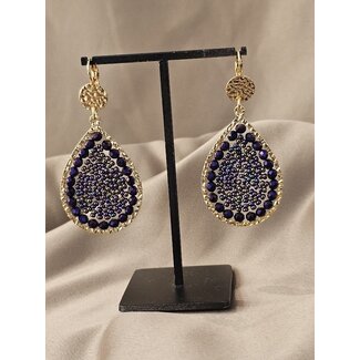 Santibe Bijoux Oorbellen Ysé - Violet Nuit