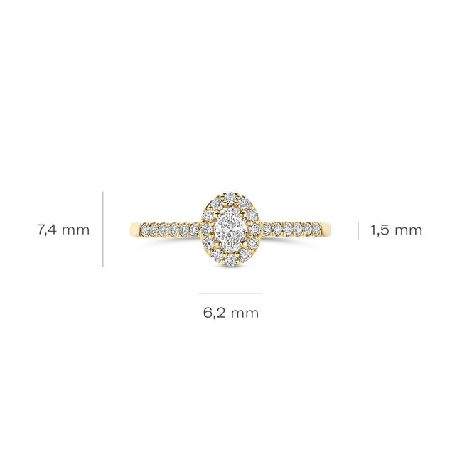 Blush Lab Diamonds Ring LG1045Y – Geelgoud (14k)