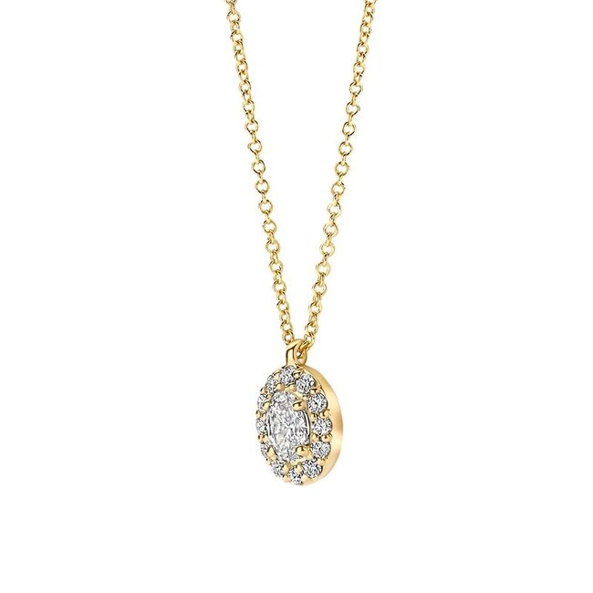 Blush Lab Diamonds Collier LG3019Y – Geelgoud (14k)