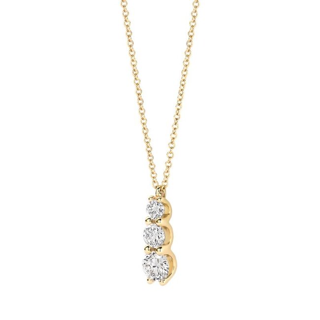 Blush Lab Diamonds Collier LG3020Y – Geelgoud (14k)