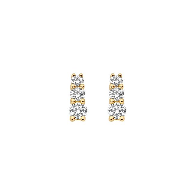 Blush Lab Diamonds Oorknoppen LG7030Y – Geelgoud (14k)