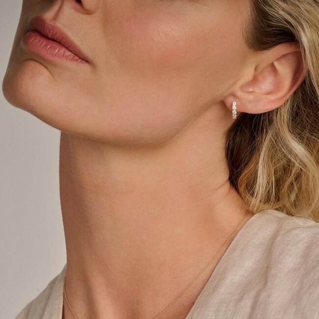 Blush Lab Diamonds Oorringen LG7031Y – Geelgoud (14k)