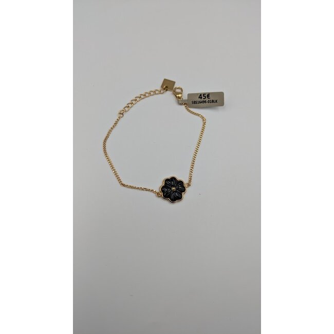 Armband Flower Black