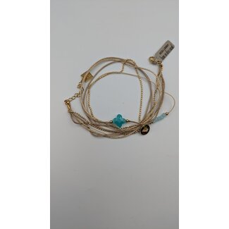 ZAG Bijoux Armband wikkel klaver