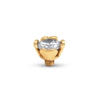 Melano Jewelry Twisted Lustre Steen - Crystal