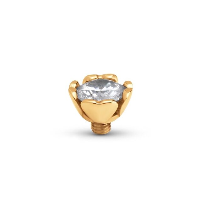 Twisted Lustre Steen - Crystal