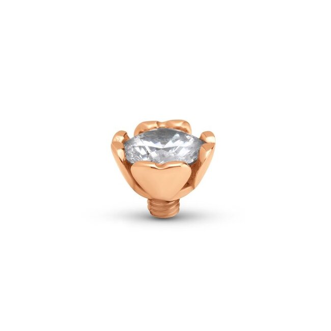 Twisted Lustre Steen - Crystal