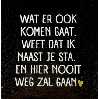 Yett Agenturen Tegeltje - Wat er ook komen gaat…