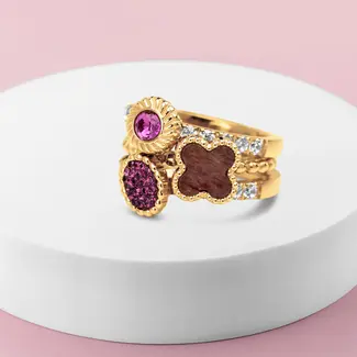 Melano Jewelry Twisted Awakening Garden Ringen Set