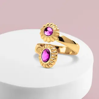 Melano Jewelry Vivid Buzzing Butterfly Ring Set