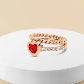 Melano Jewelry Friends & Vivid Sun After Rain Ringen Set