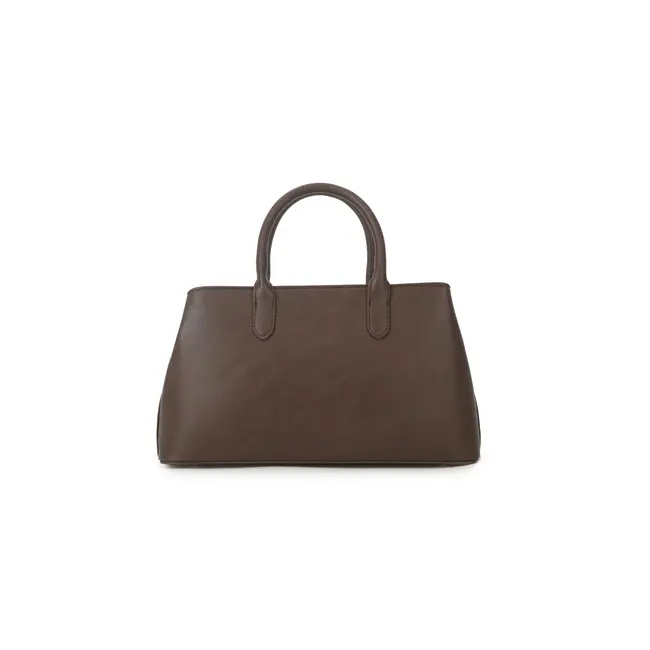 The Dusty suede handtas - Koffie