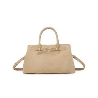 Giuliano The Dusty suede handtas - Taupe