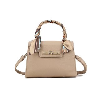 Giuliano The Scarf Satchel handtas - Taupe