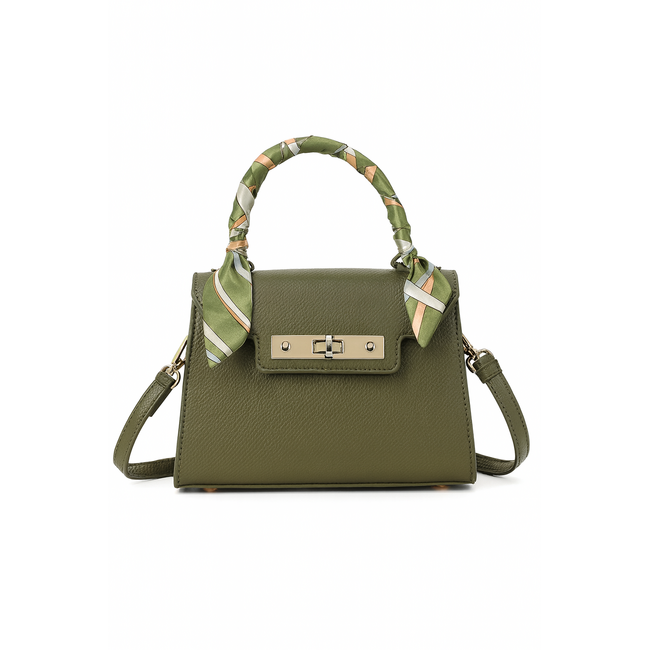 The Scarf Satchel handtas - Groen