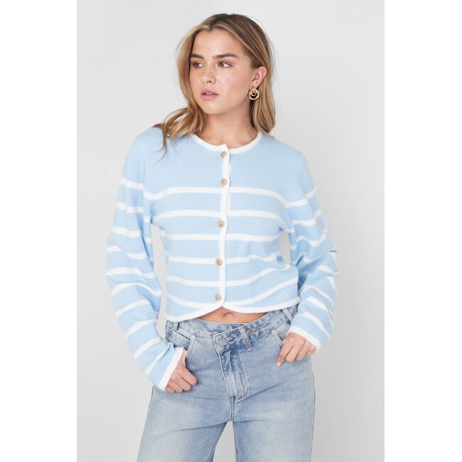 The Valentine Stripe - Blauw