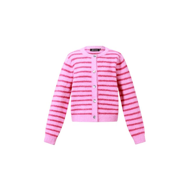 Gestreept vest - Roze