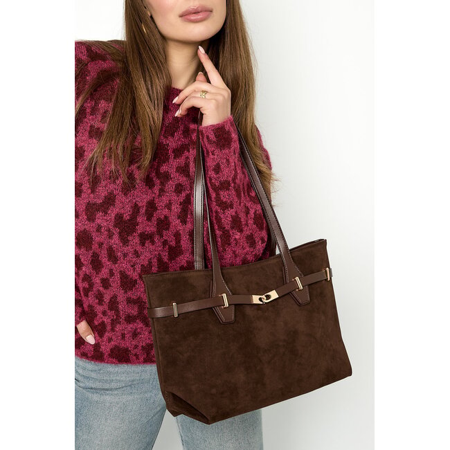 The Sunday Tote - Donkerbruin